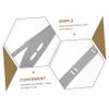 Baluue Hair Cutting Guide Tool Diy Neckline Shaving Template Silicone Fade Guide for Men view 4
