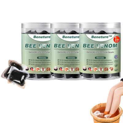 Benture Bee Venom Detox Relief Foot Soak - Herbal Cleaning Beads, 3 Cans