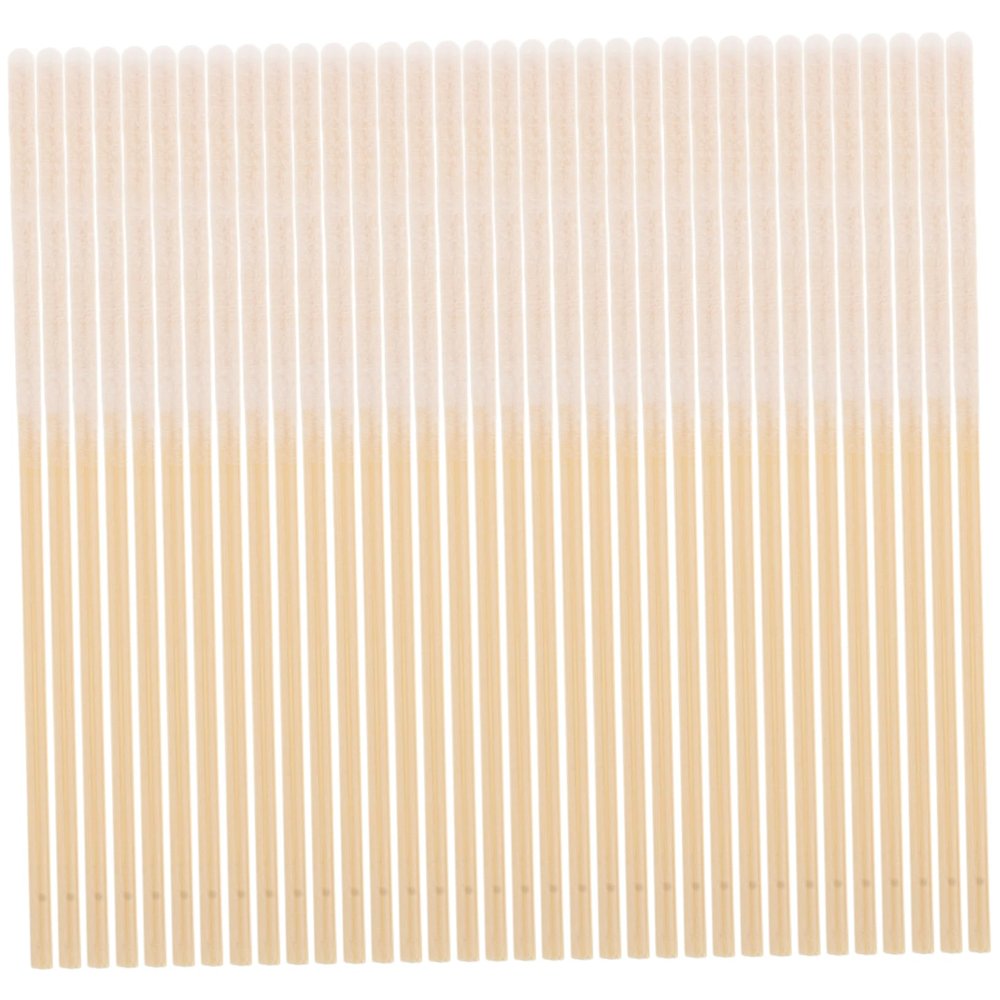 Beatifufu 150pcs Organic Cotton Swabs for Makeup Eyelashes Skincare Accessories Long Cotton Sticks