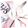 Baluue 4pcs Quality Eyebrow Scissors Trimmer for Hair Lash Grooming Made for Long Use view 2