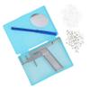Baluue 1set Portable Painless Ear Piercing Tool Kit Stainless Steel Ear Piercer of to Use for Professional and Personal Piercing view 1