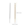 Baluue 2pcs Stainless Steel Eyelash Lifting Rod and Separator Tool for Women Lash Separator with Comb Durable and Easy to Use Eyelash Lift Tools Gold and Silver view 2
