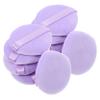 Baluue 10pcs Portable Makeup Powder Puff Soft Purple Beauty for Loose Powder Compact and Lightweight for Travel and Everyday Use view 1