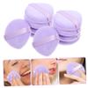 Baluue 10pcs Portable Makeup Powder Puff Soft Purple Beauty for Loose Powder Compact and Lightweight for Travel and Everyday Use view 3
