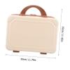 Baluue Plastic Makeup Suitcase Mini Travel Box Pastel Storage Case Lightweight and Sturdy for Makeup and Jewelry view 2