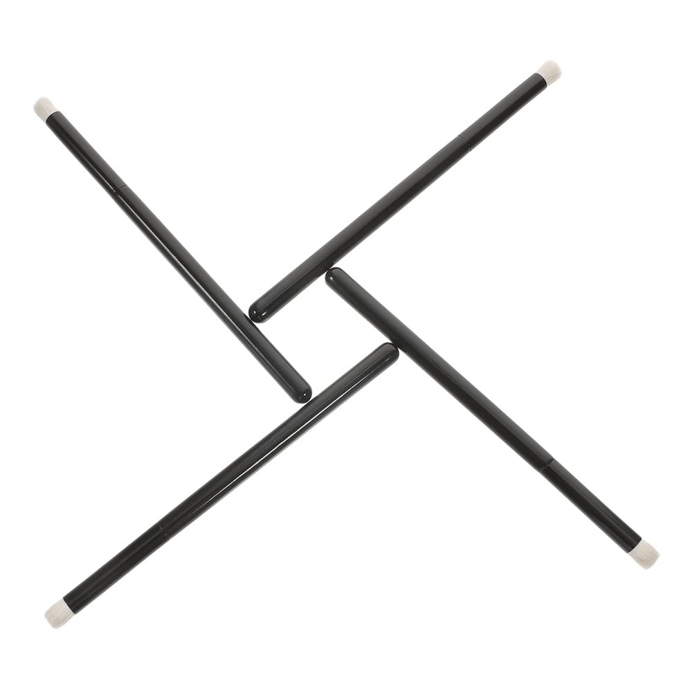 Baluue 4pcs Portable Lip Brush Round Lip Applicators for Lipstick Gloss Concealer and Eye Shadow for Professional and Home Use Convenient Travel