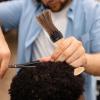 Baluue Barber Duster Brush with Handle Neck Cleaning Brush for Hair Salons Versatile Hair Cutting Tool for Grooming and Styling Essential Barber Accessory view 3