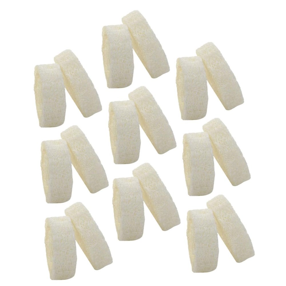 Baluue 25pcs Loofah Sponge Shower Brush Exfoliating Pads Body Scrubber Bath Loofah Sponge
