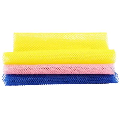Baluue 3pcs Bath Towel Back Scrubber Long Straps Exfoliating Tool for Shower Gentle Skin Cleansing Net Towel
