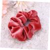 5 Pcs Plush Hair Scrunchies for Girls and Women Daily Parties view 3