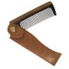 Baluue Men's Beard Comb Folding Horn Comb for Men Compact Portable Travel Styler view 1
