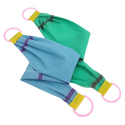 Baluue 2pcs Double-Sided Back Scrubber Exfoliating Bath Towel for Men and Women Long Body Exfoliating Cloth for Shower Skin Exfoliator Tool for Effective Cleaning