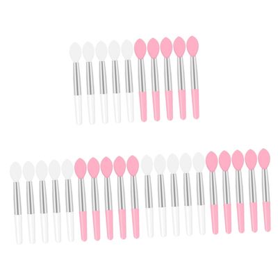 Gogogmee 30pcs Lip Brush Applicators for Precise Lip Makeup Portable Lipstick Tool for Travel Daily Use