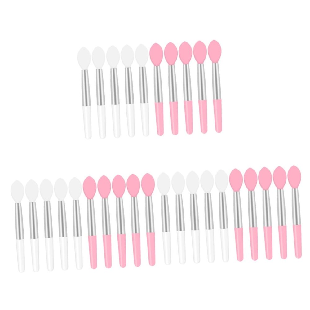 Gogogmee 30pcs Lip Brush Applicators for Precise Lip Makeup Portable Lipstick Tool for Travel Daily Use