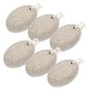 WOONEKY 6pcs Pumice Stone Foot Scrubber for Callus Removal and Exfoliation Ergonomic Foot Care Tools for Suitable for Home and Salon Use view 1