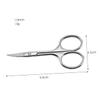 Gogogmee 4pcs Mustache Trimming Scissors Stainless Steel Barber Shears Beard Scissors for Men Grooming Random Color view 2