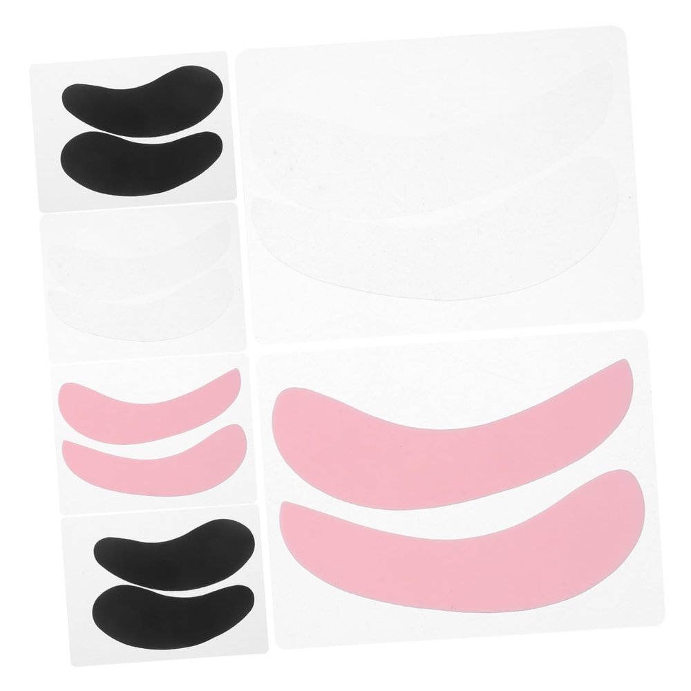 Baluue 6pairs Silicone Eyelash Lifting Pads of Reusable Lash Lifter Strips for Perming Comfortable and Safe for All Eye Shapes for Salon Home Use