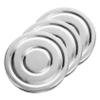 Healeved 3pcs Portable Eyeshadow Holder Aluminum Pan Blusher Tray for Makeup Organizer view 1