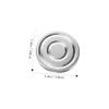 Healeved 3pcs Portable Eyeshadow Holder Aluminum Pan Blusher Tray for Makeup Organizer view 2