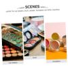 Healeved 3pcs Portable Eyeshadow Holder Aluminum Pan Blusher Tray for Makeup Organizer view 3
