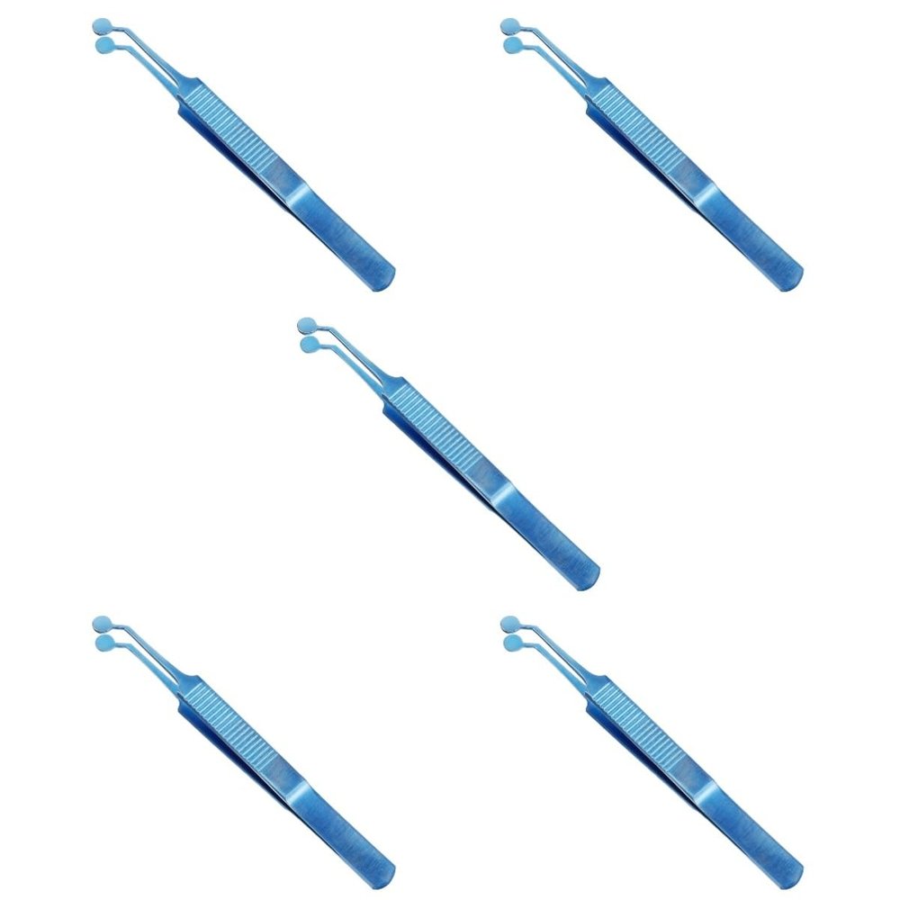 Baluue 5pcs Meibomian Gland Massage Tweezers Eyelid Tweezers for Women Metal Beauty Eyelid Compressor Beauty Tool