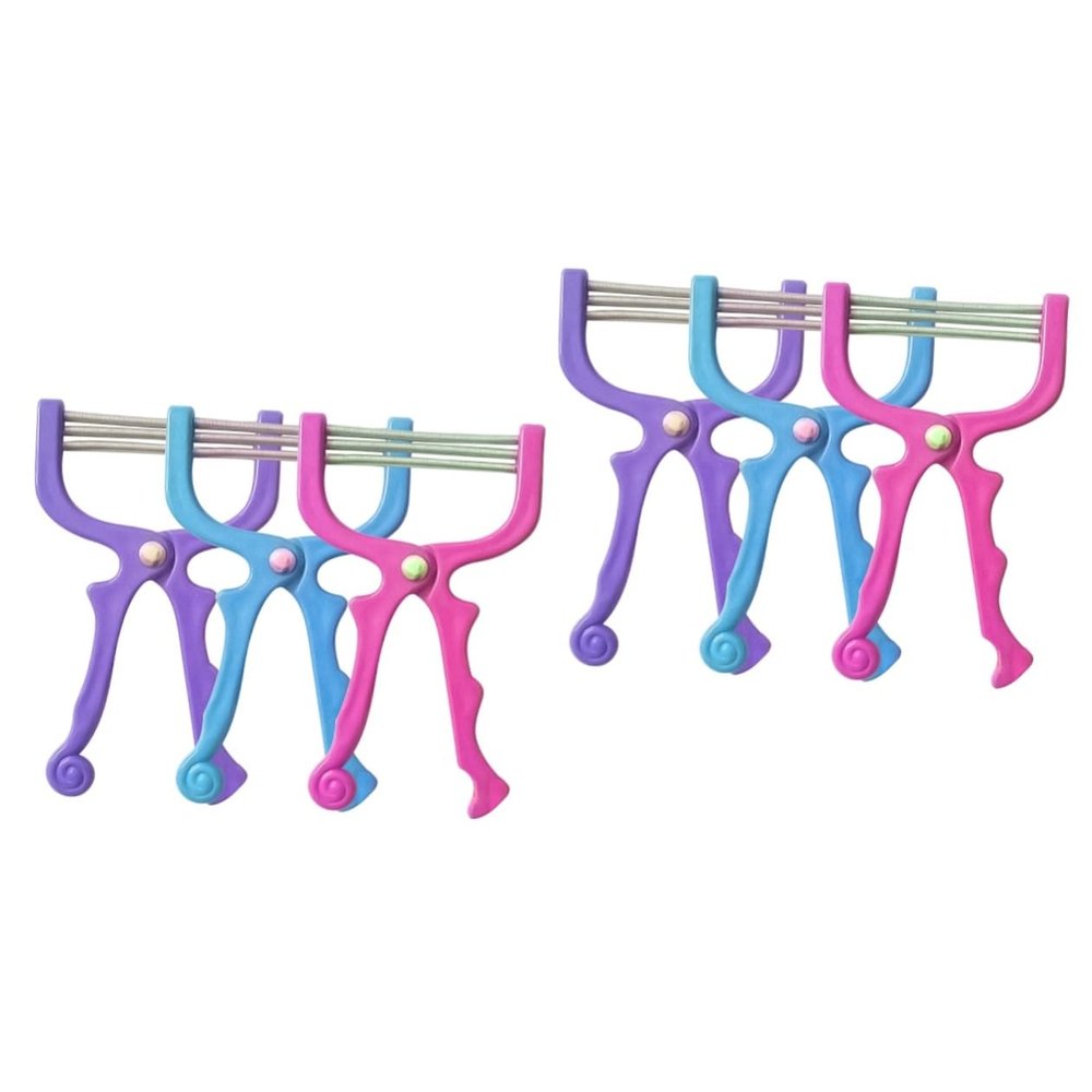 Gogogmee 6pcs Portable Facial Hair Epilators Spring Design Hair Removal Tool for Painless Beauty Suitable for Forehead Cheeks Upper Lip Chin Gentle Skin No Chemicals Used