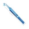 Baluue 3pcs Metal Eyelid Tweezer Women Beauty Tool for Meibomian Gland Expressor Pointy Tweezers for Eyebrows view 3