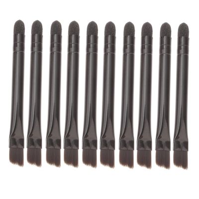 Gogogmee Suit for Daily Makeup 10 Pcs Double-ended Makeup Sponge Brush Eye Shadow Brush Set Comfortable and Easy to Use