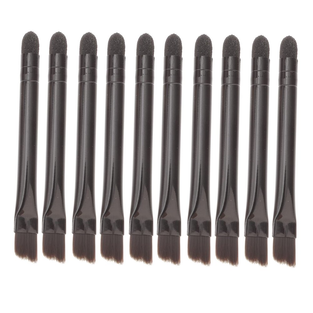 Gogogmee Suit for Daily Makeup 10 Pcs Double-ended Makeup Sponge Brush Eye Shadow Brush Set Comfortable and Easy to Use
