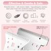 Bikini Trimmer for Women, 2-in-1 Electric Women Shaver w/Light Ceramic Blade for Face Body view 3