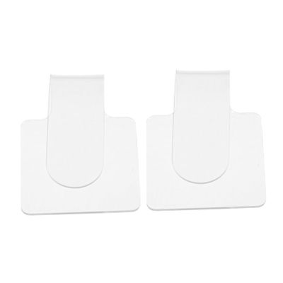 MERRYHAPY 2pcs Handheld Acrylic for Mixing Foundations and Nail Art and Easy to Clean for Artists and Salon Use