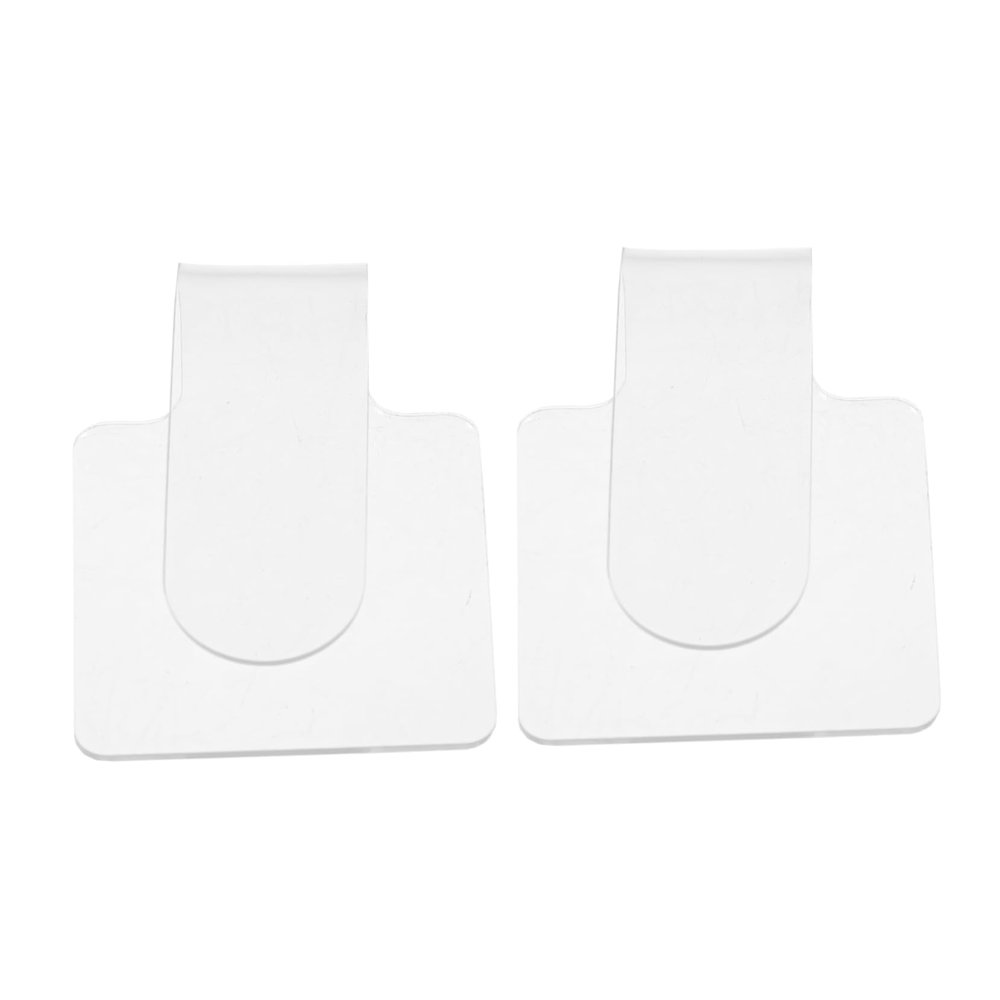 MERRYHAPY 2pcs Handheld Acrylic for Mixing Foundations and Nail Art and Easy to Clean for Artists and Salon Use