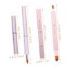 Baluue 2pcs Lip Brushes Retractable Lip Gloss Applicator Wands with Soft Bristles for Precise Lipstick Application Portable Makeup Tool for Women Pink and Fresh Dual-head Design view 4