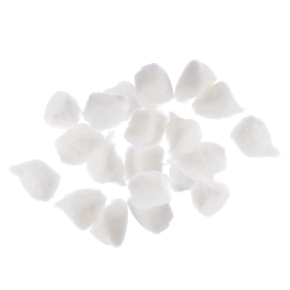 MUSISALY 12bags Non-Medical Cotton Balls for Salon and Cosmetic Use Ultra Absorbent Soft and Gentle Wound Care Supplies Tattoos and Daily Cleaning