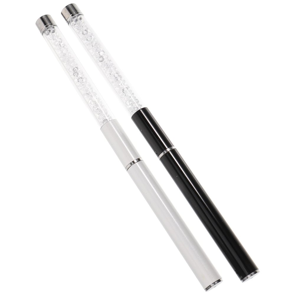 Baluue 2pcs Eyelash Brushes Sturdy Handle Spiral Design for Natural Mascara Application for Home Travel