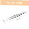 Baluue Precision Eyelid Massage Tweezers Meibomian Gland Expressor Forceps Flat Tip Tweezers for Beauty Care view 2