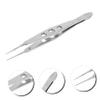 Baluue Precision Eyelid Massage Tweezers Meibomian Gland Expressor Forceps Flat Tip Tweezers for Beauty Care view 3