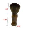 Beatifufu Hair Brush for Barbershop Soft Bristle Hair Salon Removal Brush Round Wooden Handle for Ears Neck view 2