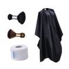 Baluue 4pcs Hairdresser Cape Set with Neck Duster Brush and Strips Professional Hair Cutting Tools for Barbers and Home Use Durable Material view 1
