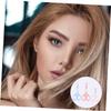 VINTORKY 3pcs Stainless Tools Curved Eyebrow Scissors Straight Facial Hair Scissors Rounded Nose Hair Precision Grooming for Home and Salon view 3