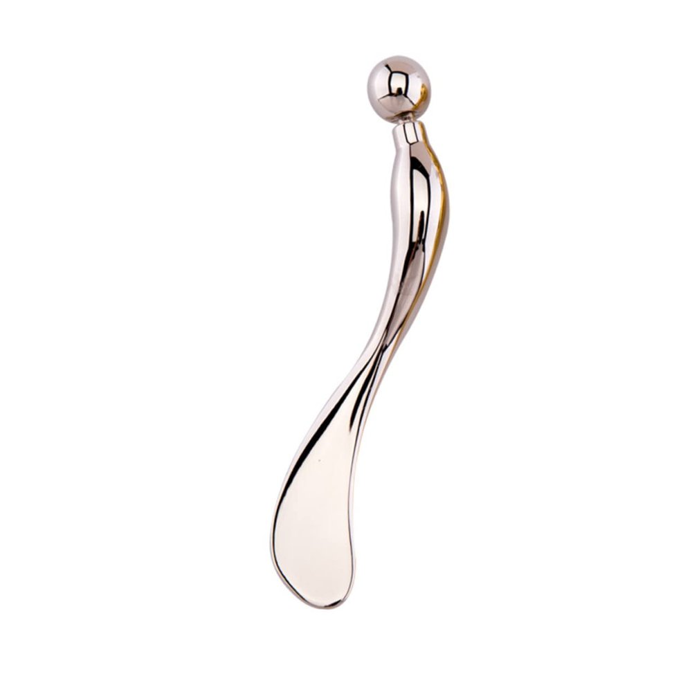 OHPHCALL Eye Massager Cooling Tool Zinc Spoon for Eye Cream Applicator Face Massage