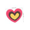 Beatifufu 20pcs Love Heart Nail Files Eva Buffing Blocks for Boys and Girls Safe and Fun Manicure Art Supplies for Daily Use and Nail Art Designs Travel-Friendly and Easy to Carry view 2
