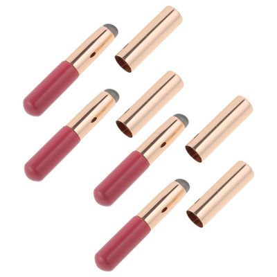 Baluue 4pcs Lip Brush Tip Lipstick and Concealer Applicators for Makeup Portable and Design for Lip Balm and Gloss Applications