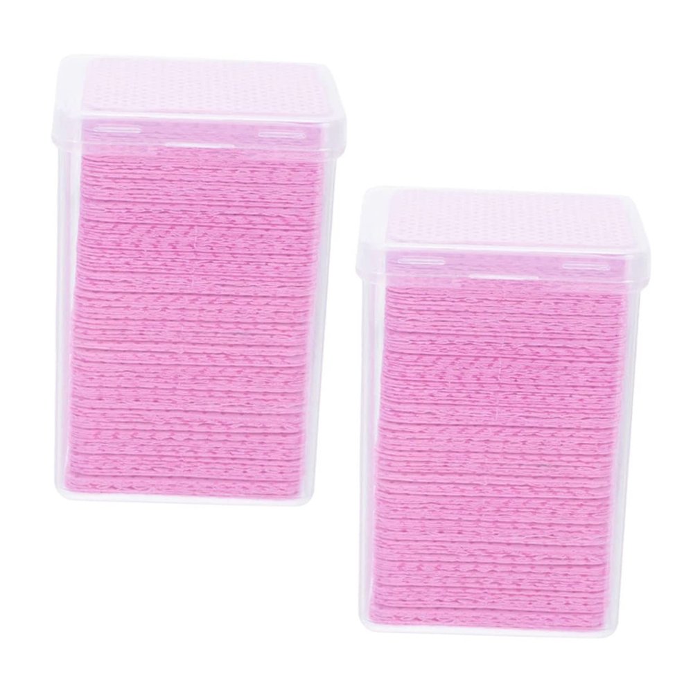 FOYTOKI 400pcs Eyelash Extension Cleansing Wipes Residue Remover Pads for Lash Extensions Essential Cleaning Supplies for Salons Home Use Safe for Sensitive Skin