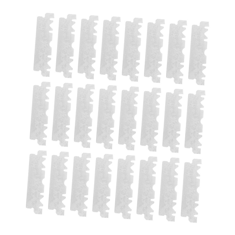 LALADEFIEE 100pcs Single Face for Men Stainless Steel Old Folding Barber Cutter for Safe Shaving Eyebrow Trimming and Grooming Needs Barbershops and Homes