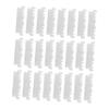 LALADEFIEE 100pcs Single Face for Men Stainless Steel Old Folding Barber Cutter for Safe Shaving Eyebrow Trimming and Grooming Needs Barbershops and Homes view 1