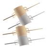 Baluue 4pcs Hair Bun Cuffs Elegant Design Metal Hair Sticks for Buns for Women and Girls Lightweight and Charming view 1