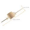 Baluue 4pcs Hair Bun Cuffs Elegant Design Metal Hair Sticks for Buns for Women and Girls Lightweight and Charming view 2
