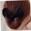 Baluue 6pcs Hair Bun Maker Flexible Twisting Tools for Elegant Hairstyles Styling Accessories for Lazy Hair Styling Portable and Convenient Bun Makers in Black Beige Navy view 3