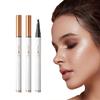 2024 New 3D Microblading Eyebrow Pencil, Waterproof Magic, 2 Microblading Eyebrow Pencils with 4 Tips, Dark Brown Makeup Long Lasting Eyebrow Pencil (Dark Brown) view 1